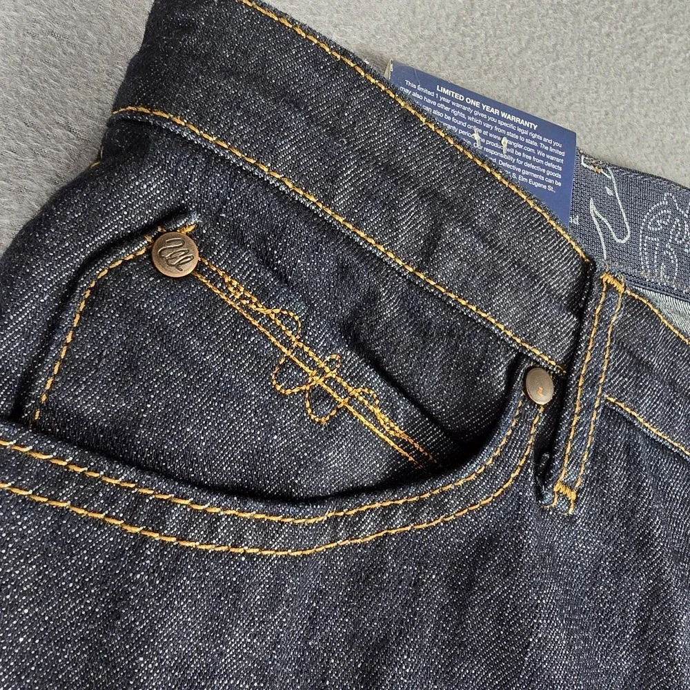 Wrangler Q-Baby Ultimate Riding Jeans Womens 19x34 Deep‎ Doved Bootcut WRQ20